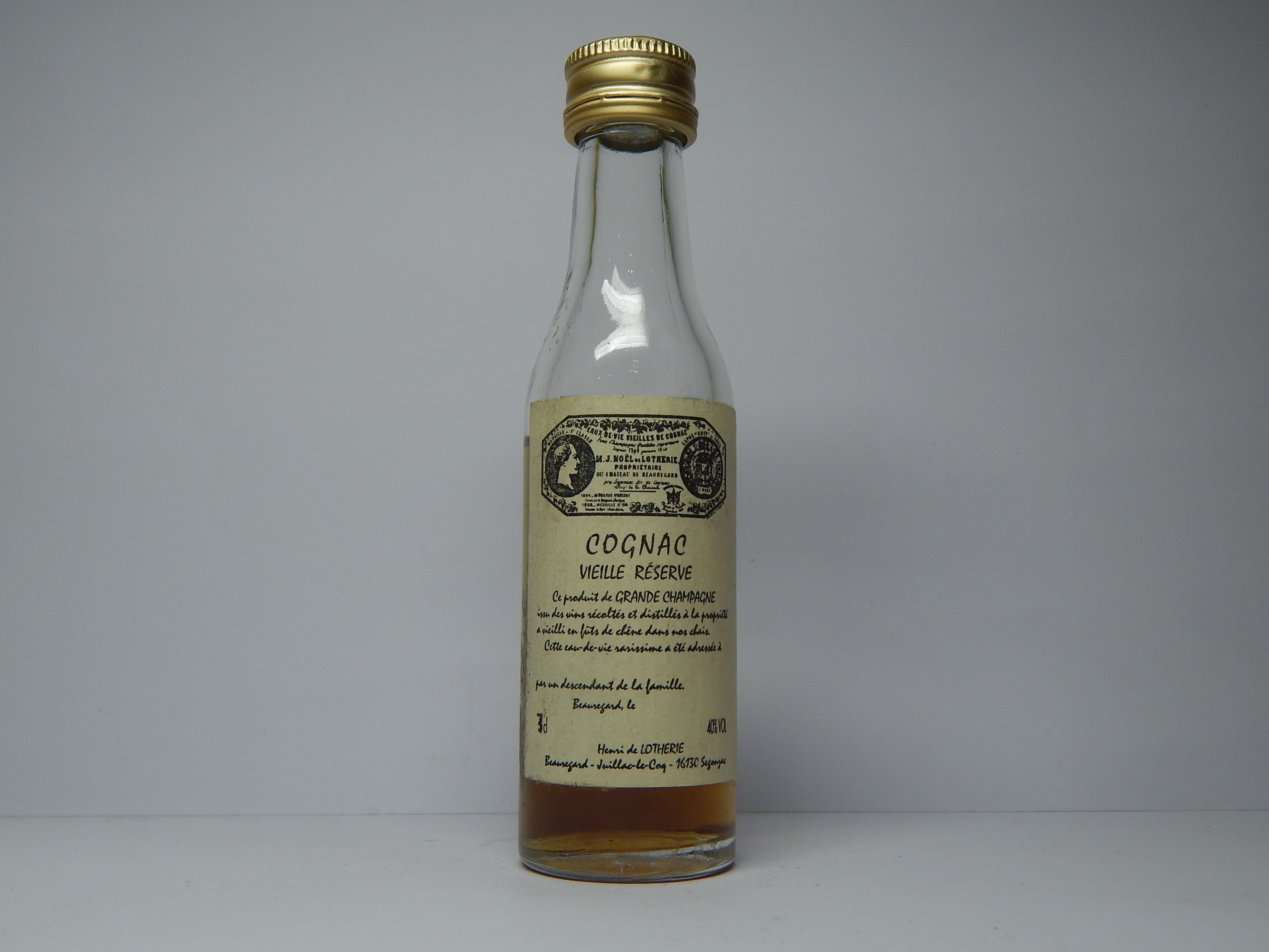 HENRI de LOTHERIEVieille Reserve Cognac